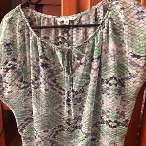 CABI Patterned Skin Blouse